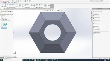 Exturde boss, extruded cut, fillet on SOLIDWORKS