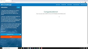 RPA Challenge 1 - Voodoo RPA
