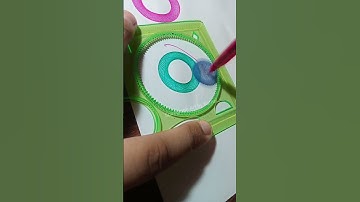Simple Spirograph Design Geometric patterns 310 #shorts #ytshorts #trending