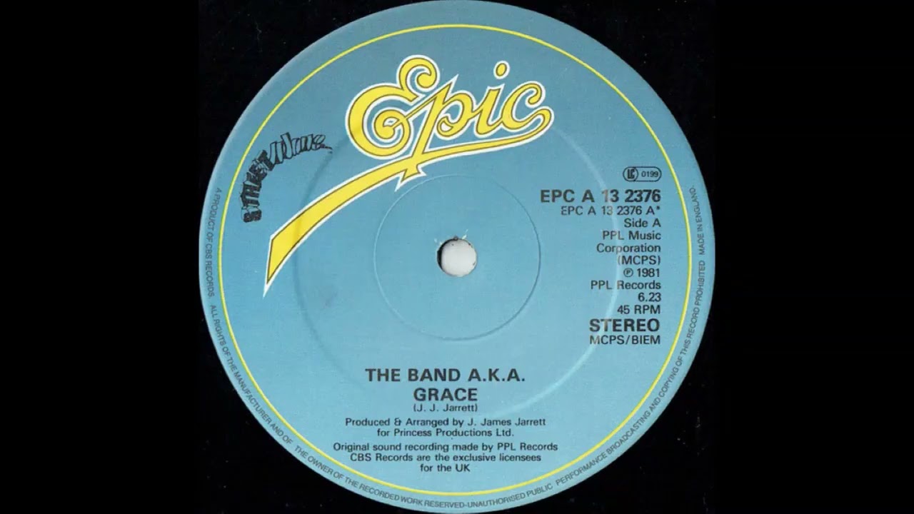 The Band A.K.A. - Grace (1981) - YouTube