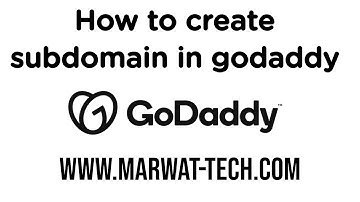 how to create subdomain in godaddy |How to Setup a Subdomain in GoDaddy#GoDaddy #Subdomain #Tutorial