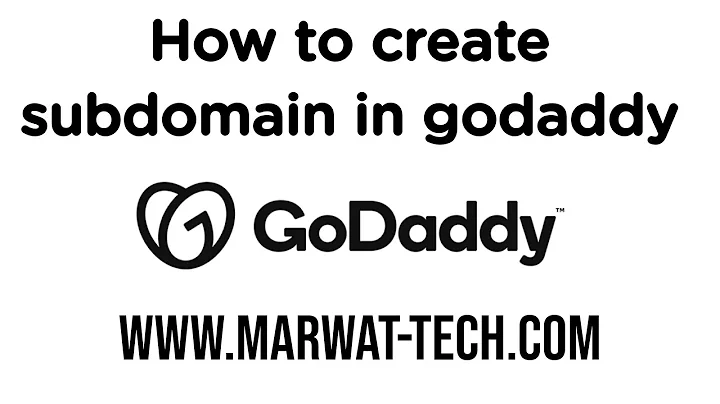 how to create subdomain in godaddy |How to Setup a Subdomain in GoDaddy#GoDaddy #Subdomain #Tutorial