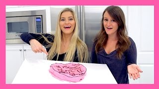 HOW TO BAKE A MOTHERS DAY CAKE! | iJustine