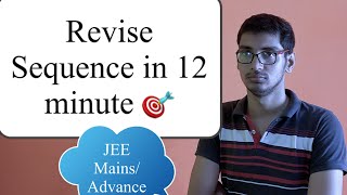 Revise Complete Sequence and series only in 12 Minute | Arpit Singh