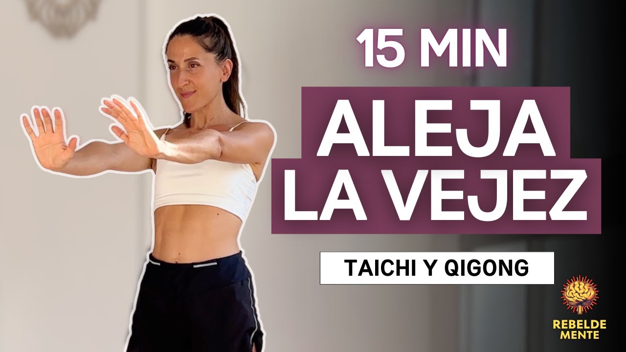Haz Esto Cada Día y Te Verás 10 Años Más Joven | Taichi y QiGong de Pie, Sin Saltos