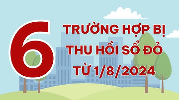 6 trường hợp bị thu hồi sổ đỏ theo Luật Đất đai 2024