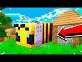 How To LIVE Inside A BEE In MINECRAFT!