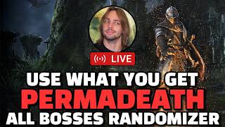 DARK SOULS 1 "FRENCH CHALLENGE" 🥖 USE WHAT YOU GET PERMADEATH ALL BOSSES RANDOMIZER