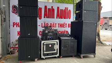 Ghép Cấu Hình Âm Thanh Cho Thuê Đồng Bộ Lxacoustic Nhập Khẩu | Line Array LA12 | Xem chi tiết video