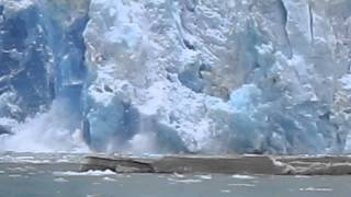 SAWYER GLACIER CALVING TURNS DANGEROUS [HD]