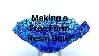 Free Form Resin Bowl with Alcohol Ink - Tutorial #2