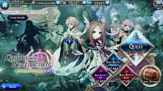 The Alchemist Code - Godless Revolution || Dark Julia Hard Boss (Full Auto)