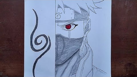 how to draw kakashi (ALT Version) - step by step tutorial