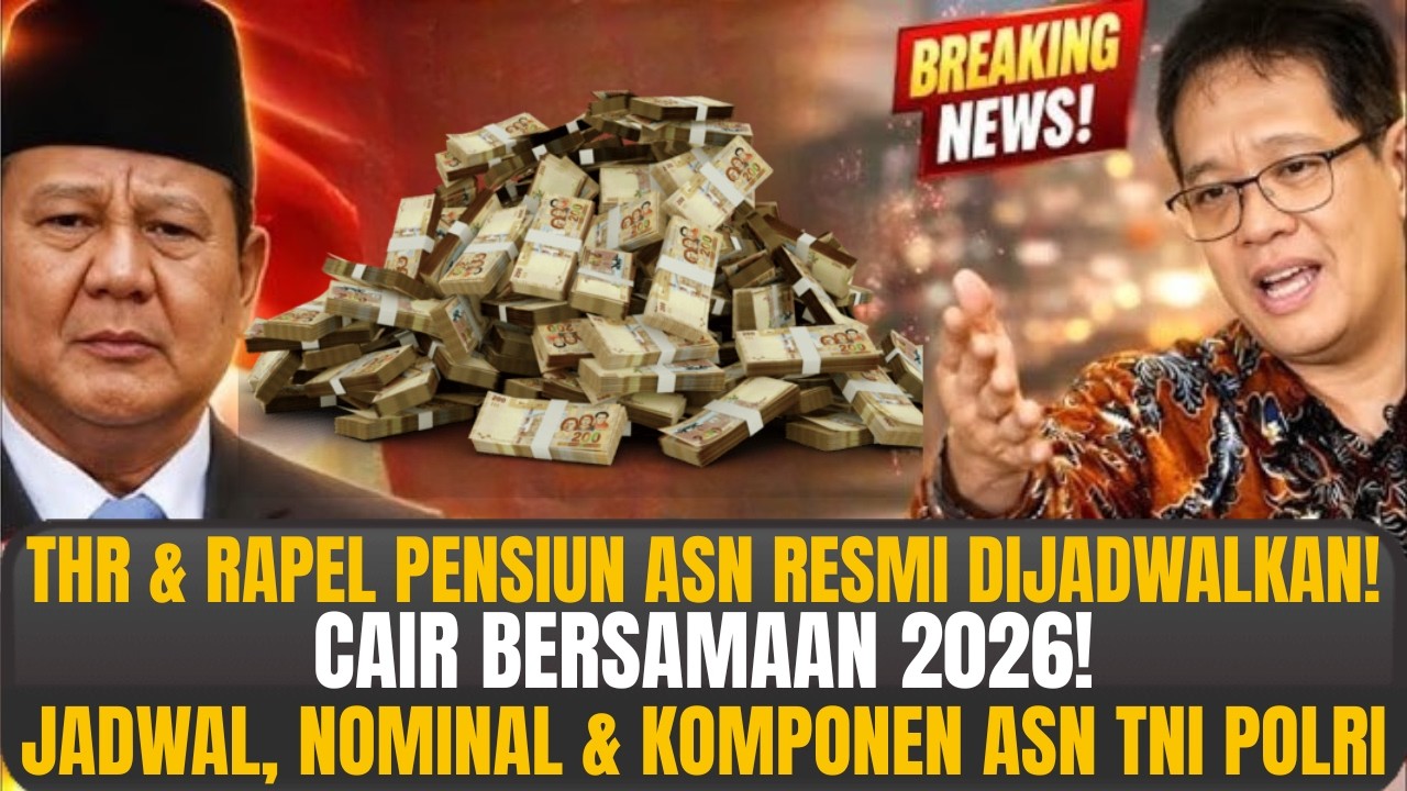 Info Pensiunan 2026: THR & Rapel Cair Bersamaan? Ini Jadwal Lengkapnya