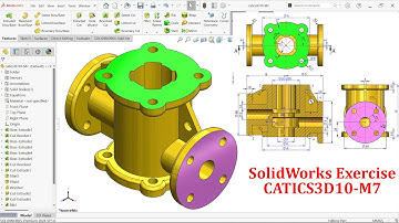 SolidWorks Exercise  CATICS3D10-M7