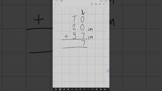 Column addition with cm