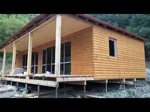 ხის სახლების და კოტეჯების მშენებლობა