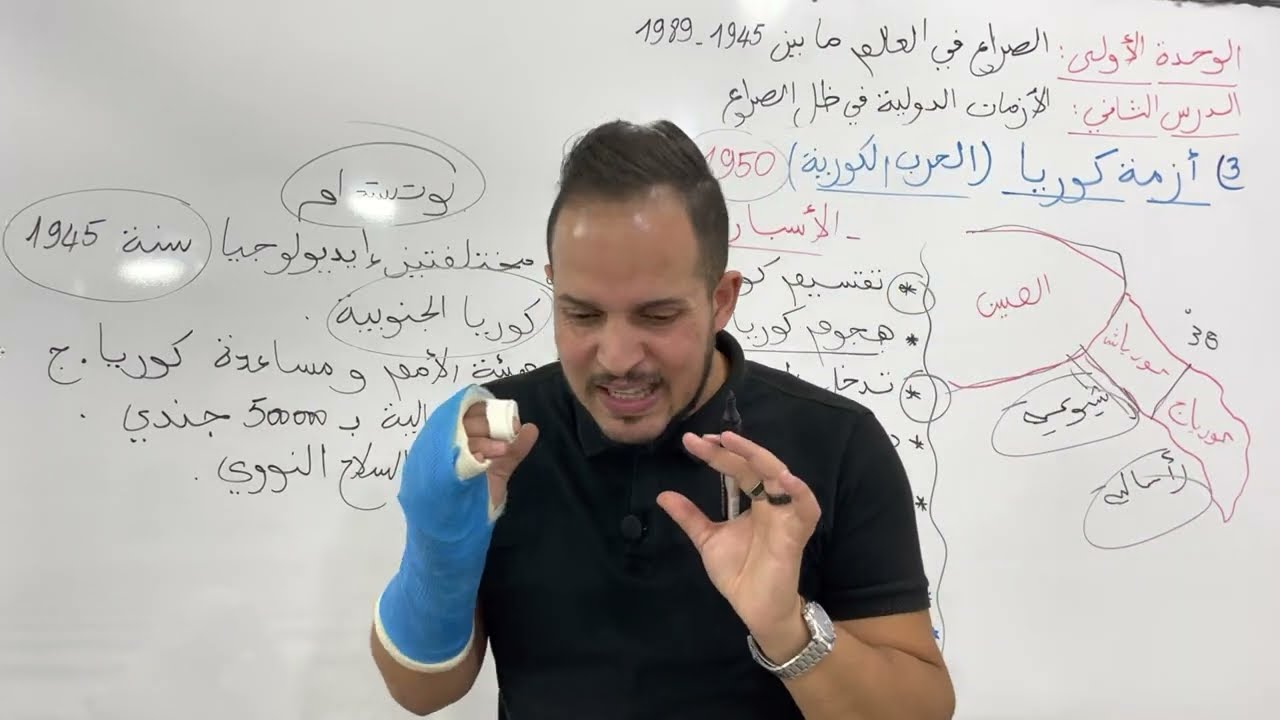 أقوى شرح للدرس الأزمات الدولية 🔥🔥 الباك فالجيب