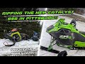 Ride impressions on the new catalyst 858 this chassis rips plus limping the boost backagain