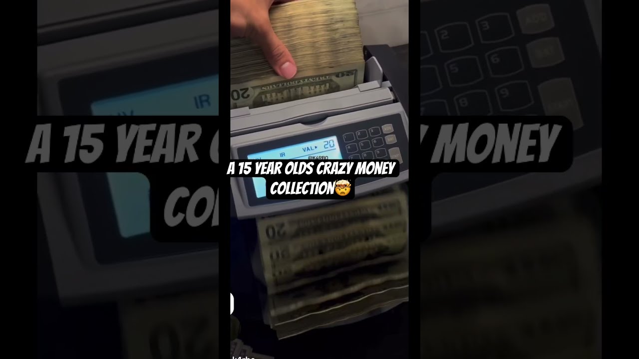 A 15 Year Olds Crazy Money Collection Youtube Shorts