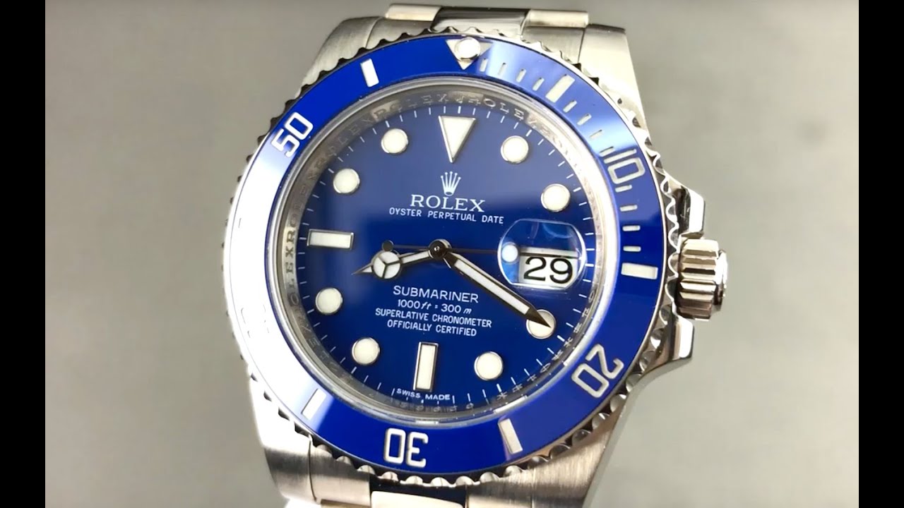 rolex submariner smurf