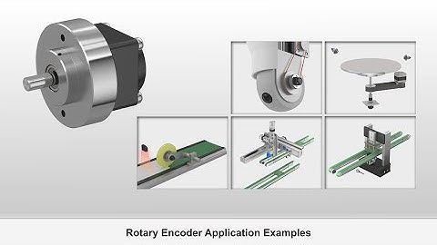ตัวอย่างการใช้งานโรตารี่เอ็นโค้ดเดอร์ | Rotary Encoder Application Examples