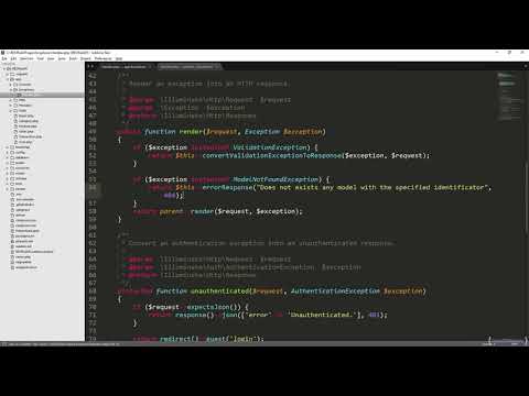 064 returning model not found errors as a json response