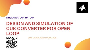 Design and Simulation of CuK Converter using MATLAB / SIMULINK