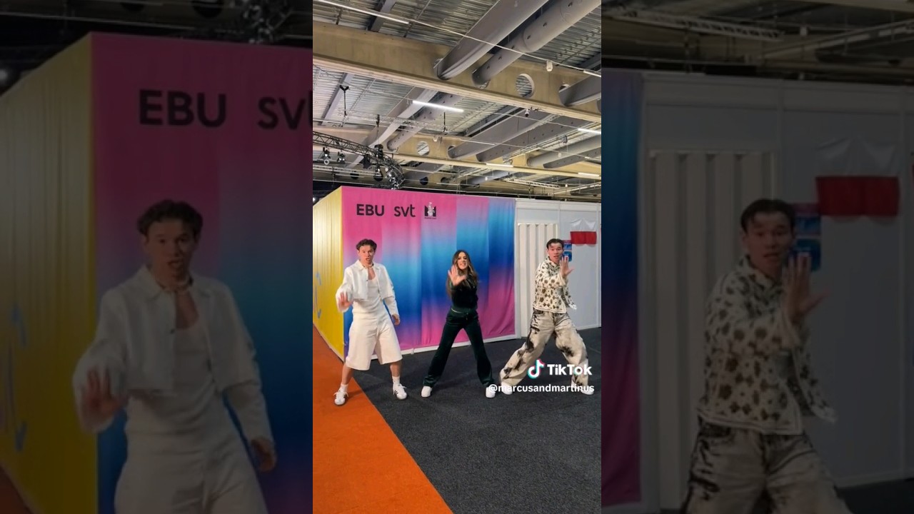 Marcus & Martinus & Silia🕺💃🕺 #shorts #viral #eurovision #trending #viral #trend #tiktok #dance #fyp
