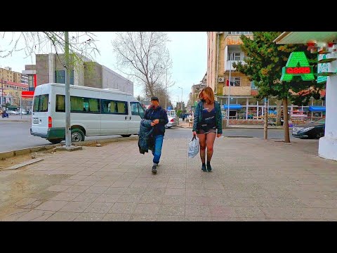 Bakı 4k Piyada turu - NEFTÇİLƏR  (Mart 2021) Gəzinti - Walking - GoPro 9 - Баку Азербайджан Прогулка