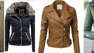 Designer soft leather jacket different style for girls screenshot 5