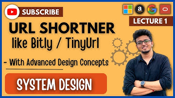 ✅ System Design 1: Design Tiny URL (with Advanced Design)/ URL Shortner / Bitly / TinyURL / HLD/ LLD