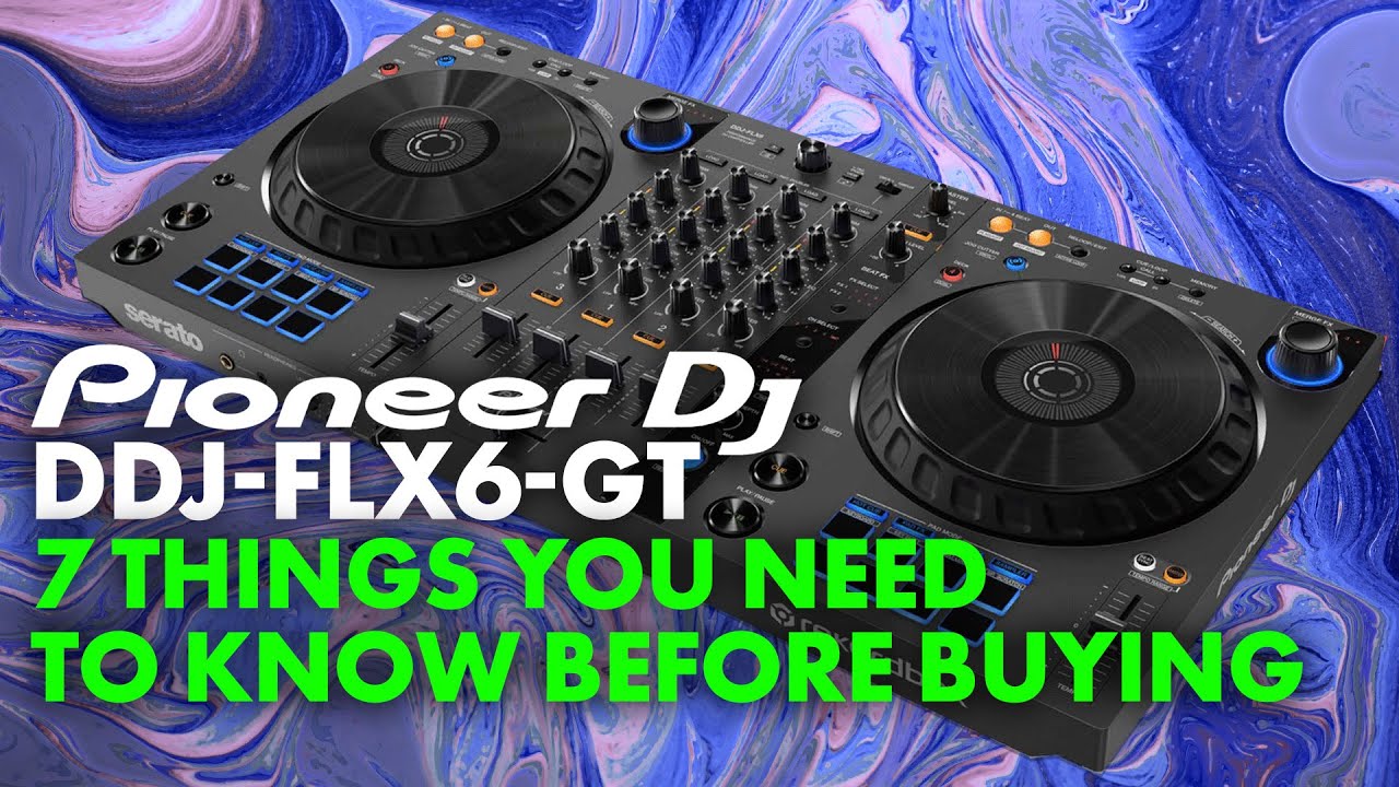 Pioneer DJ DDJ-FLX6-GT 4-Channel DJ Controller - Rekordbox, Serato, Virtual  DJ