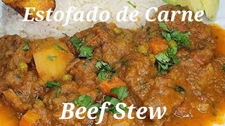 Estofado de Carne de res  Yummy Beef Stew  #estofado #recetas #comidacasera #beefstew