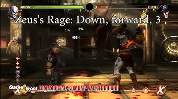 Mortal Kombat Walkthrough - Kombatant Strategy Guide - Kratos