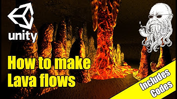 How to Make Flowing Lava (Moving Textures) in Unity