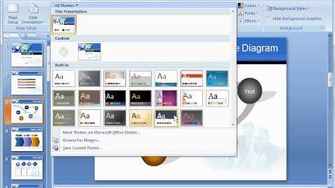 PowerPoint 2007 Tutorial 6: Working with Themes