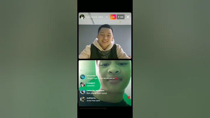 live Instagram Samuel cipta bareng nathanniel dan ...