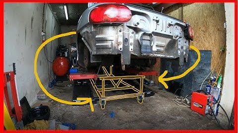 Mazda MX5 restoration project / making a movable frame for my chassis [Part 2]