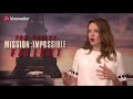 Interview Rebecca Ferguson MISSION: IMPOSSIBLE - FALLOUT