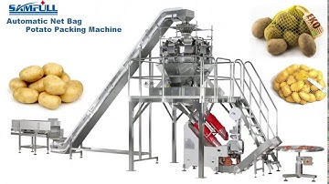 Fully Automatic Net Bag Mesh Bag Potato Packing Machine