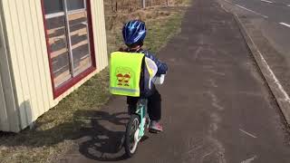 泰地、一年生にして自転車通学！