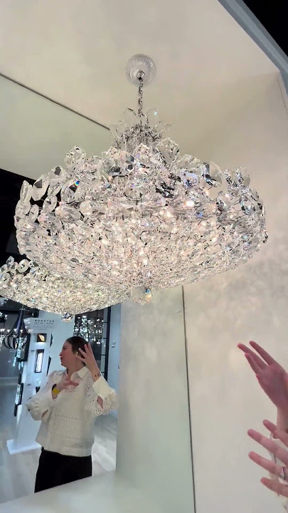 Trilliane Chandelier | Schonbek Modern Forms Showroom IHFC H327 | Interior Design Lighting