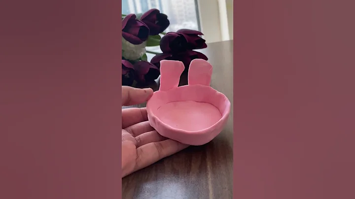 Aesthetic Air dry Clay idea 💡  #shorts #ytshorts #youtubeshorts