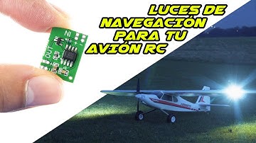 Luces LED destellantes o de navegación para aeronaves o vehículos RC