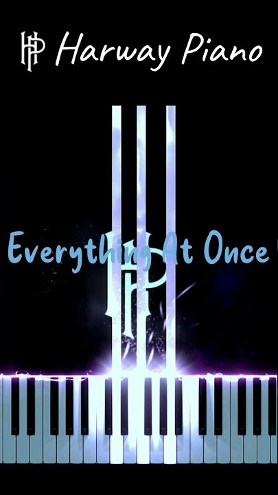 Everything at once piano cover #shorts