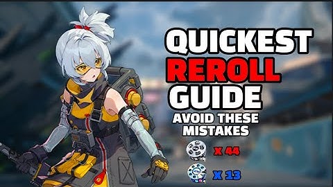 MOST EFFICIENT REROLL GUIDE | AVOID THESE MISTAKES WHEN REROLLING | ZENLESS ZONE ZERO