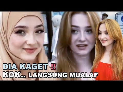 Kisah wanita cantik Amerika ini Mualaf gara-gara iseng pakai hijab