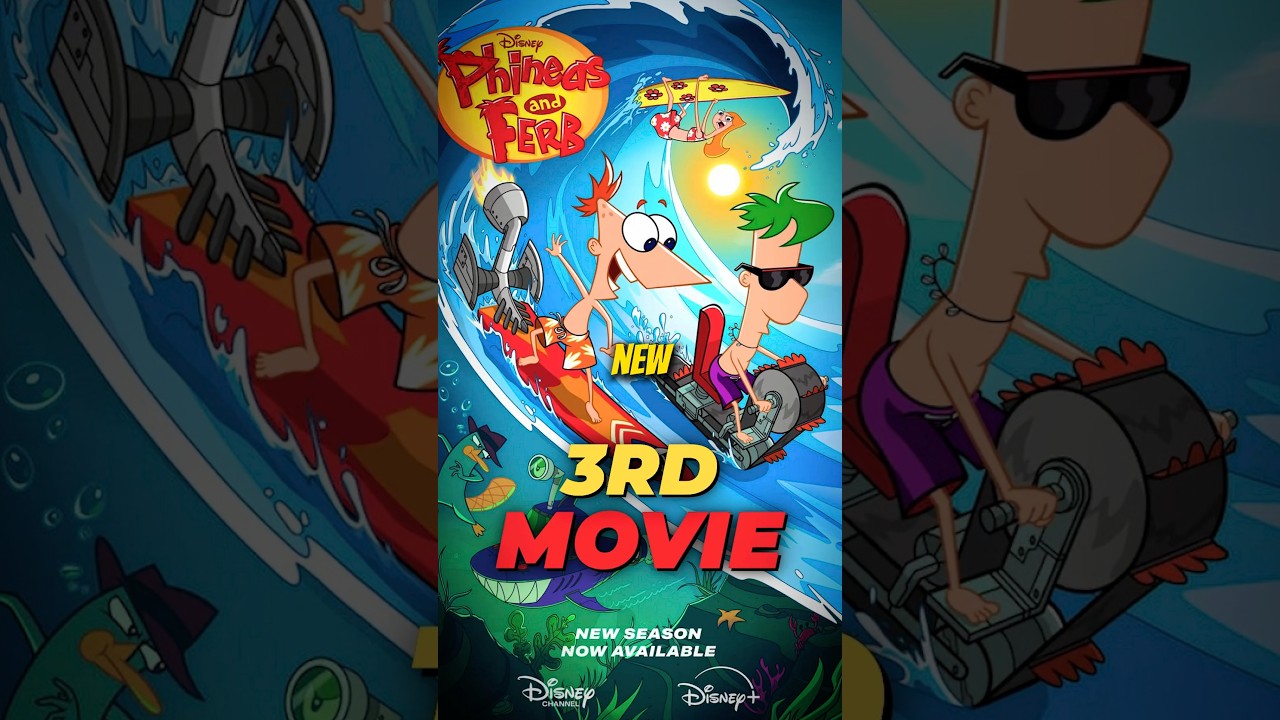 NEW Phineas and Ferb Movie! #disney #doofenshmirtz #agentp #perrytheplatypus #cartoons