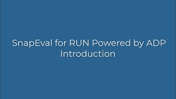 FREE or Ultra-Affordable Performance Management Software for RUN Powered by ADP Customers: SnapEval